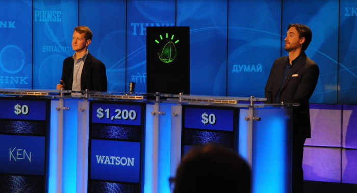 Watson compite en el concurso Jeopardy