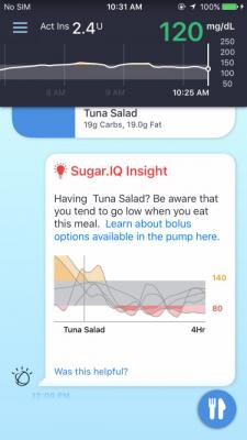Sugar.IQ app desarrollada por Medtronic e IBM