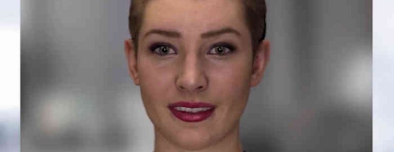 Nadia, el nuevo asistente virtual con empatía y apariencia humana