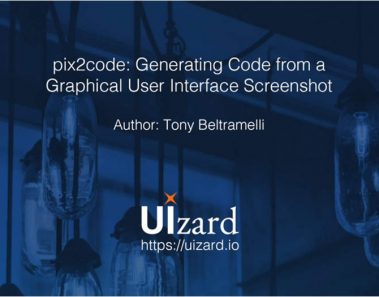 pix2code convierte capturas de interfaces gráficas en código fuente