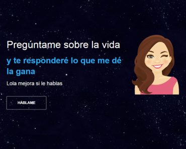 Lola, el chatbot de euroresidentes hecha con la plataforma de Google