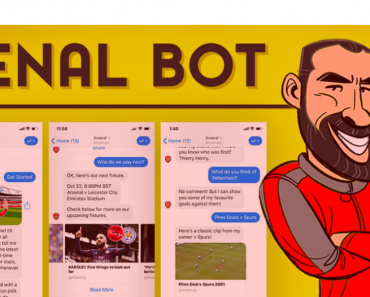 El chatbot oficial del Arsenal: Robot Pires
