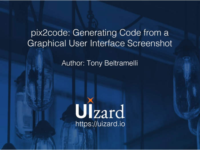 pix2code convierte capturas de interfaces gráficas en código fuente
