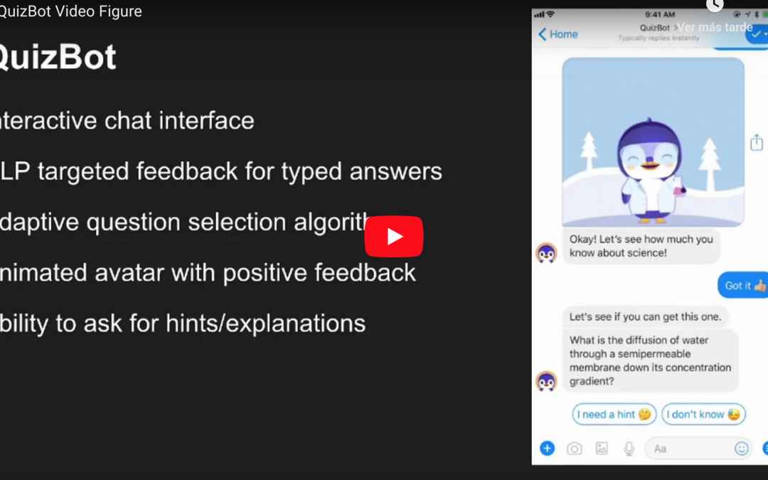 ‘QuizBot’ de la Universidad de Stanford: un chatbot que supera a las tarjetas didácticas