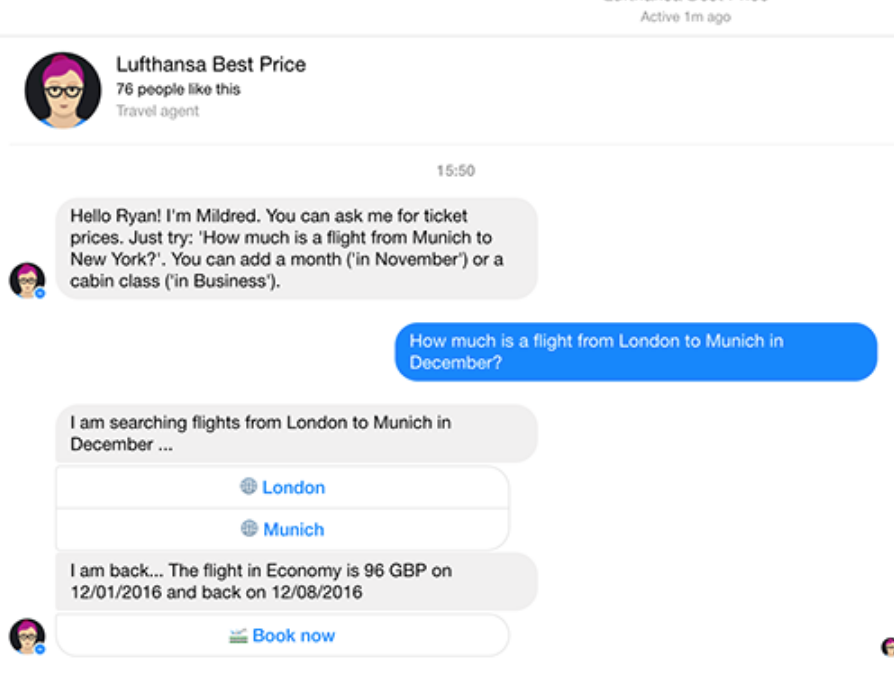 Grupo Lufthansa apuesta por los chatbots para su red de aerolíneas