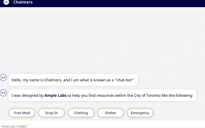 Chatbot en Toronto para conectar ‘homeless’ con ayuda