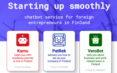El gobierno finlandés ha creado tres chatbots que ayudan a los extranjeros que quieren establecerse en Finlandia