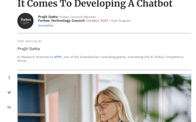 Forbes: La importancia de la personalidad a la hora de desarrollar un chatbot