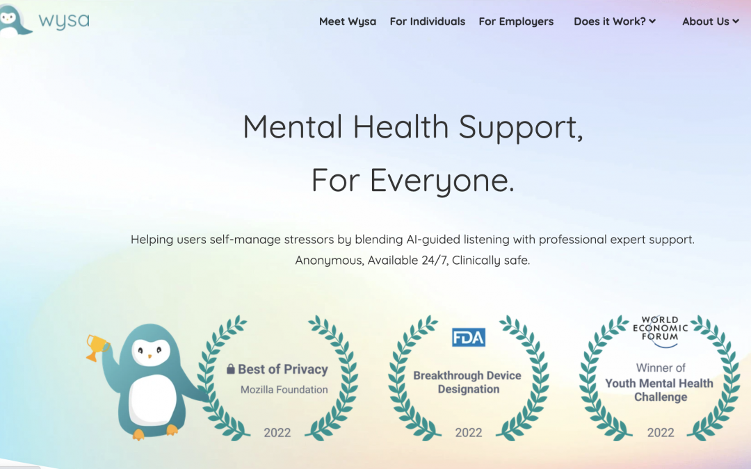 Wysa recauda $20 millones para ampliar los servicios de su chatbot de salud mental  